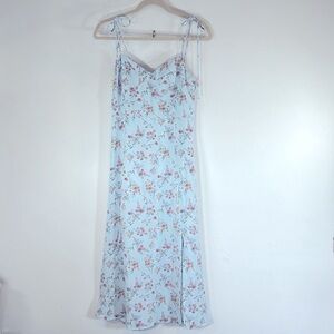 Mad Love Free People Floral Sleeveless Women’s Size L Fit & Flare Lined Dress